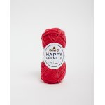 Pelote de fil  tricoter happy chenille rouge n34 - dmc - dmc - mondial tissus