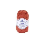 Pelote happy cotton 20 gr orange brle - dmc - mondial tissus