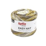 Pelote de fil  tricoter katia easy hat marron - katia - mondial tissus