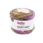 Pelote de fil  tricoter katia easy hat rose - katia - mondial tissus