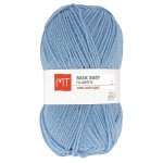 Pelote de fil  tricoter mt basic baby bleu jean - mt - mondial tissus
