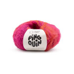 Pelote de laine pingo beauty mohair pink / orange pingouin - pingouin - mondial tissus