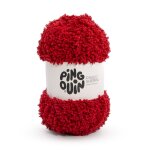 Pelote de laine pingo sherpa rouge cuit pingouin - pingouin - mondial tissus