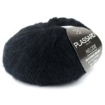 Pelote de fil � tricoter m�lodie noir - plassard col 16 - plassard - mondial tissus