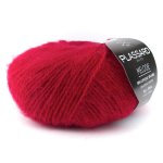 Pelote de fil  tricoter mlodie rouge - plassard - plassard - mondial tissus