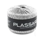 Pelote de fil � tricoter sid�ral argent - plassard - plassard - mondial tissus