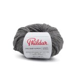 Pelote de laine � tricoter baby alpaga anthracite - phildar - phildar - mondial tissus