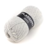 Pelote de fil  tricoter addict gris - plassard - plassard - mondial tissus