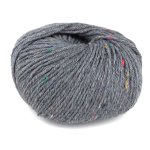 Pelote de fil � tricoter s�raphine gris - plassard - plassard - mondial tissus