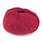 Pelote de fil  tricoter sraphine rouge - plassard - plassard - mondial tissus