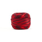 Pelote perl� 10gr rouge clair et fonc� - mt - mondial tissus