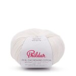 Pelote phil cachemire coton craie phildar - phildar - mondial tissus