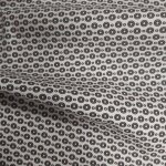 Percale coton chemise blanche impression digitale bulle noire - mondial tissus