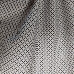 Percale coton chemise blanche impression digitale losange diamant bleu - mondial tissus