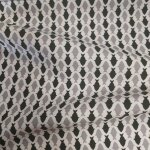 Percale coton chemise blanche impression digitale poissons gris - mondial tissus
