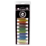 Perles rocaille 15 tubes 7g metallis + fermoirs et fil - mondial tissus