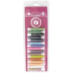Perles rocaille 15 tubes 7g nacres + fermoirs et fil - mondial tissus