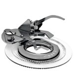 Pied machine  coudre fleur - mondial tissus