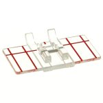 Pied transparent multilignes singer - singer - mondial tissus