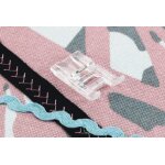 Pied zigzag transparent f023n pour machine  coudre sries abcdefghijklm - brother - mondial tissus