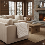 Plaid fausse fourrure losange cru 130 x 170 cm - mt - mondial tissus