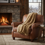 Plaid fausse fourrure marron 130x170cm - mt - mondial tissus