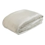 Plaid uni gris clair 125x150 cm - mt - mondial tissus
