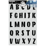 Pochoir de dcoration grand alphabet 20x30 cm - aladine - mondial tissus