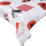 Prot�ge table coquelicots - mondial tissus