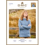 Modle pull torsad femme dmc merino tweed - dmc - mondial tissus