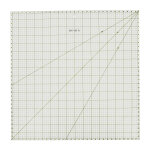 Rgle patchwork acrylic 32x32cm - bohin - mondial tissus