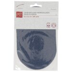 Renforts jean thermocollant bleu moyen mt - mt - mondial tissus