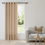 Rideau balma rose marron 130x240cm - mt - mondial tissus