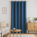 Rideau occultant bleu trappes 140 x 260 cm - mt - mondial tissus