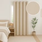 Rideau occultant gris clair turin 138x260 cm - mt - mondial tissus