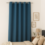 Rideau occultant metz bleu 140x260 cm - mt - mondial tissus