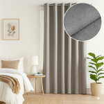Rideau occultant metz gris 140x260 cm - mt - mondial tissus