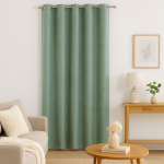 Rideau occultant sudine vert d'eau toronto 138x260 cm - mt - mondial tissus