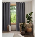 Rideau occultant thermique viriville gris - mondial tissus