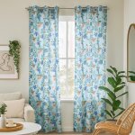 Rideau papillon 140x250cm - mt - mondial tissus