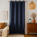 Rideau thermique malo acier 140x240 cm - mt - mondial tissus