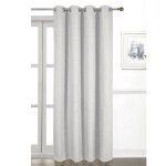 Rideau thermique maurice gris - mt - mondial tissus