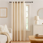 Rideau western rayures noires 140x250 cm - mt - mondial tissus