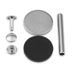 Rivets tubulaires 6 - 9mm argents x12 compatibles pince creative tool - prym - prym - mondial tissus ...