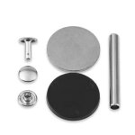 Rivets tubulaires compatibles pince creative tool 3 - 4mm argents x25 - prym - prym - mondial tissus ...