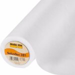 Rouleau 25 mtres entoilage soluble vlieseline soluvlies 321 blanc - mondial tissus