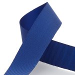 Ruban gros grain chapeau - bleu fonc 25 mm - mt - mondial tissus