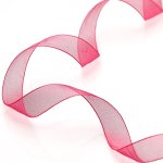 Ruban organdi - fuschia - mondial tissus