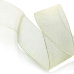 Ruban organdi - jaune - mondial tissus