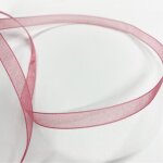 Ruban organza 6 mm rose vif - frou frou - mondial tissus